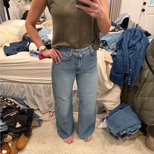 Zara Light Blue wide leg Jeans